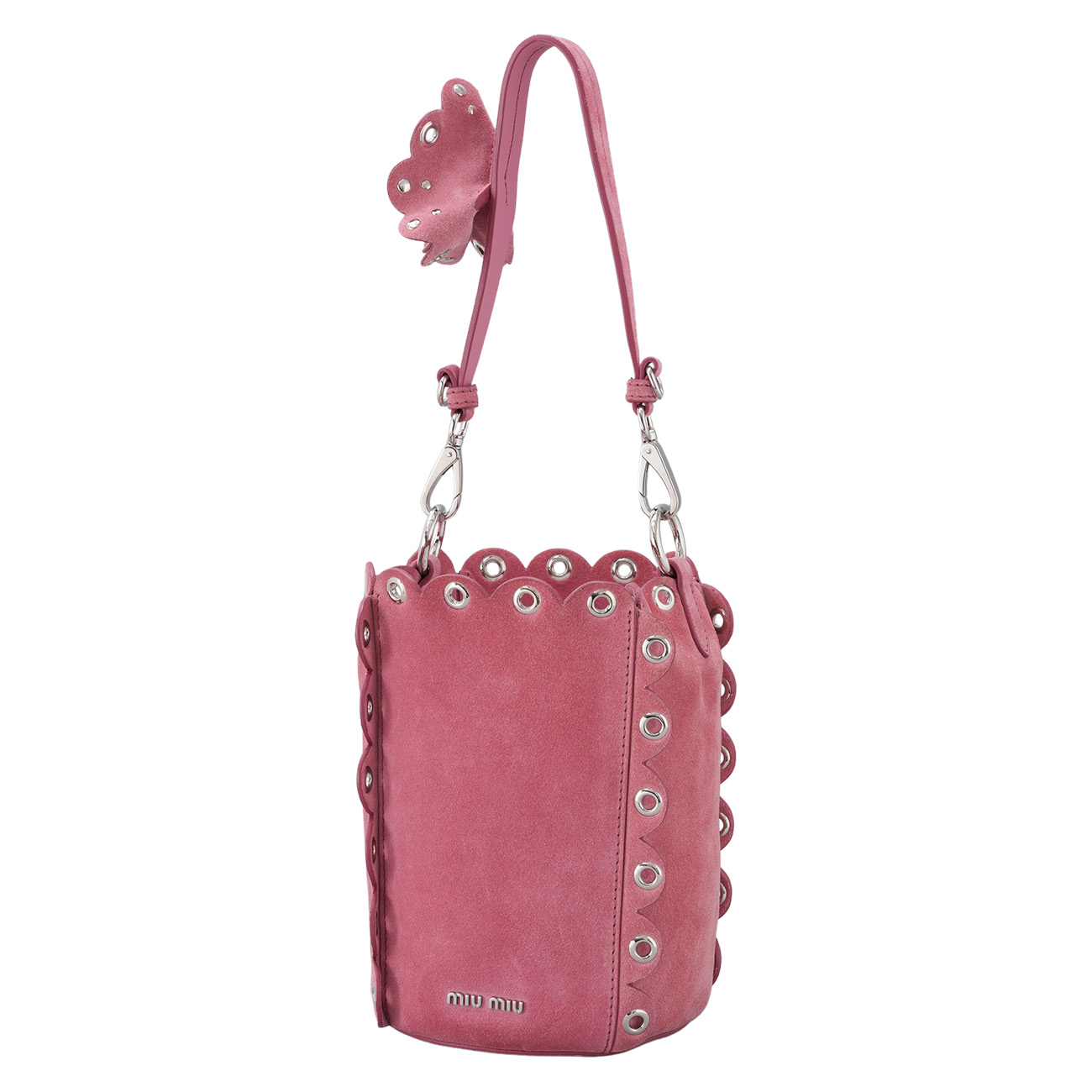 MIU MIU(USED)미우미우 5BE017 스웨이드 버킷백